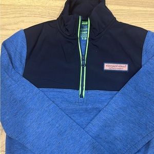 Vineyard Vines Shep 1/4 zip size 8-10 boy/youth
